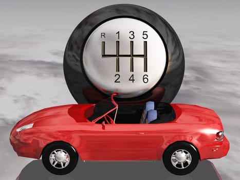 the car and speeds