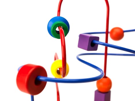 Colorfull Toy isolated on white background