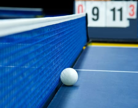 Table Tennis Still Life with Selective Focus