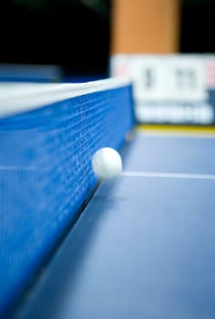 Table Tennis Still Life with Selective Focus