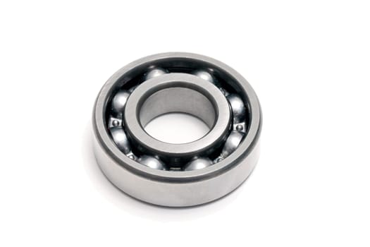 Ball bearing isolated on white background