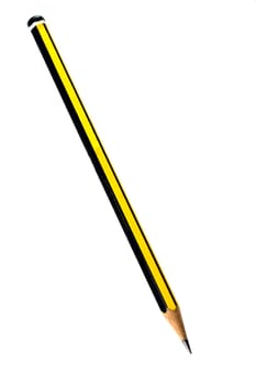 A pencil isolated on white background