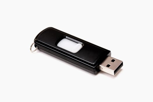 USB storage drive isolated on white