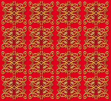 Seamless vintage oriental background decorative design for wallpaper, paper, textile