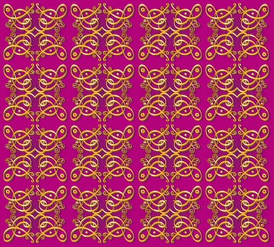 Seamless vintage oriental background decorative design for wallpaper, paper, textile