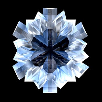 snow flake symbols (3D made)