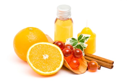 relaxing orange spa