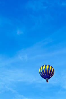 Hot Air Balloon with blue sky