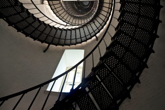 beautiful iros stairs in lighthouse from Sankt Augustine in Florida