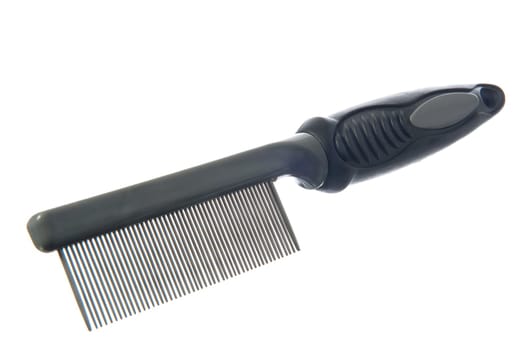 acessories for the grooming of the dog on white background