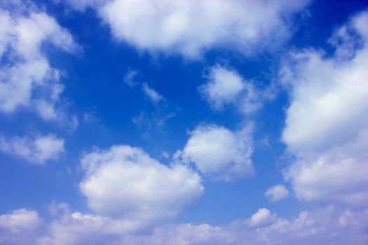 Blue sky with clouds
