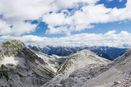 julian alps in the summer, slovenia