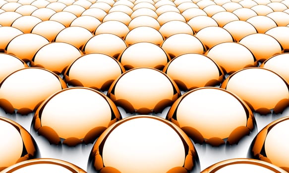 Matrix Balls Background - Orange Black White 02
