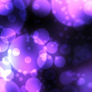 Bokeh Matrix - Purple Black White