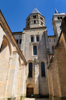 Famous abbey of Cluny, Burgundy, France
