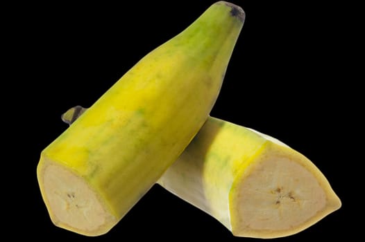 fruit of the plaitain, and traditional food of South America