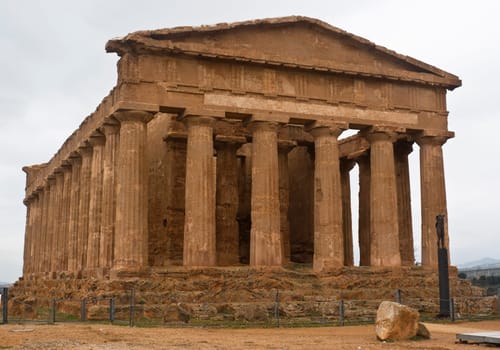 Valley of the Temples, Agrigento, Sicily, Italy. Concord Temple