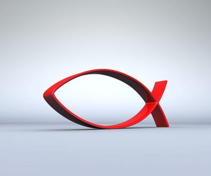 3D ICHTHYS Red on Grey 01