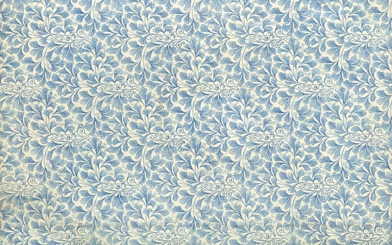 Endpaper leaf floral pattern background, vintage illustration. Sourced from antique book "The Playtime Naturalist"" by Dr. J.E. Taylor, published in London UK, 1889."