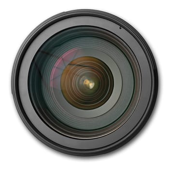 Lens of an SLR camera