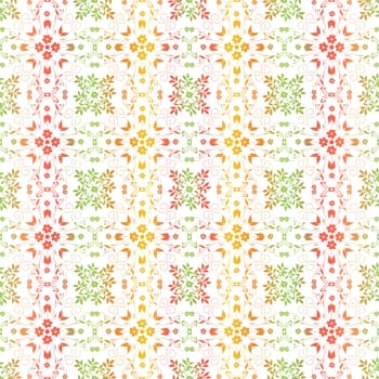 Beautiful background of seamless floral pattern