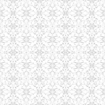 Background of seamless floral and dots pattern