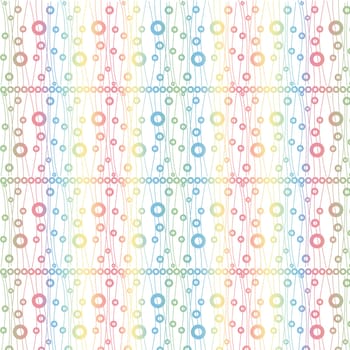 Beautiful background of seamless circles pattern