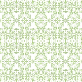 Beautiful background of seamless floral pattern
