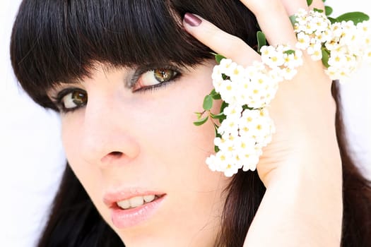 White flowers