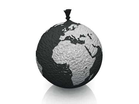 earth and trash