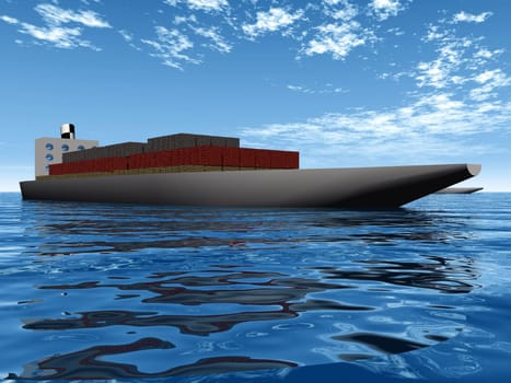 container ship