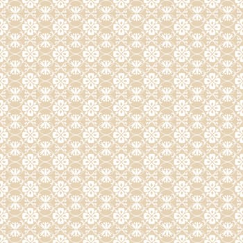 Beautiful background of seamless floral pattern