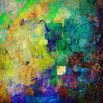 abstract background textured with circles and squares