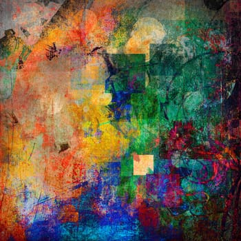 abstract background textured with circles and squares