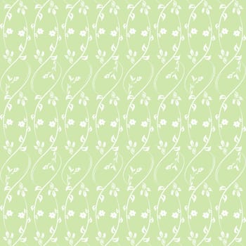 Beautiful background of seamless floral pattern