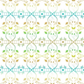 Beautiful background of seamless floral pattern