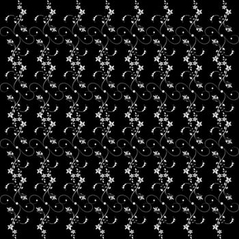 Beautiful background of seamless floral patten