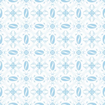 Beautiful background of seamless floral patten