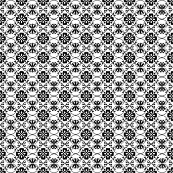 Beautiful background of seamless floral pattern
