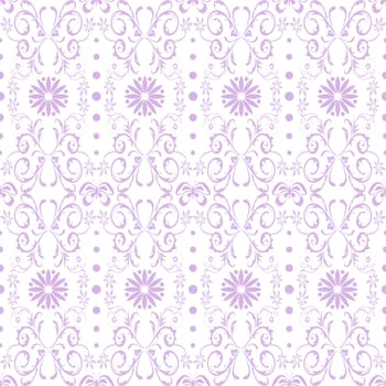 Beautiful background of seamless floral pattern