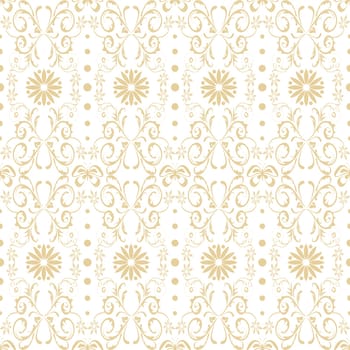 Beautiful background of seamless floral pattern