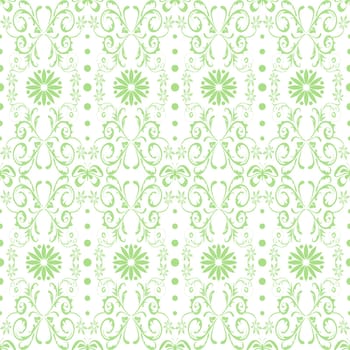 Beautiful background of seamless floral pattern