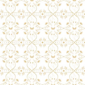 Beautiful background of seamless floral pattern