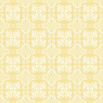 Beautiful background of seamless floral pattern