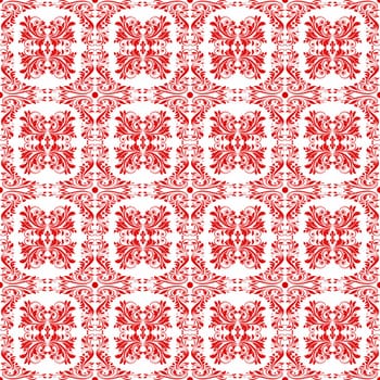 Beautiful background of seamless floral pattern