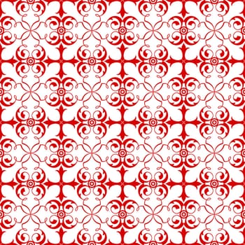 Beautiful background of seamless floral pattern