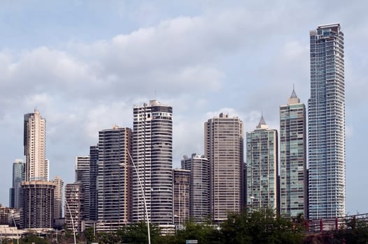Panama City skyline, Panama.