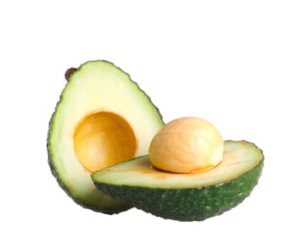 Avocado isolated on white background