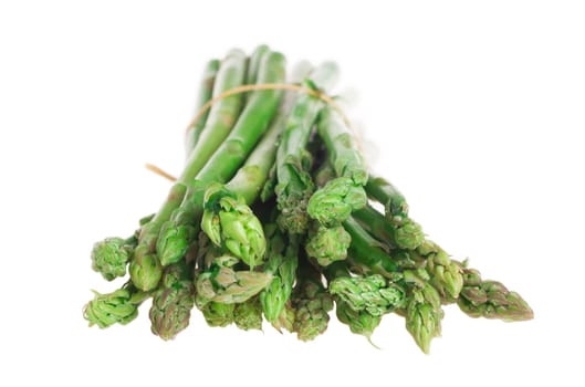 asparagus on a white background.