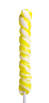 Colorful lollipop isolated on the white